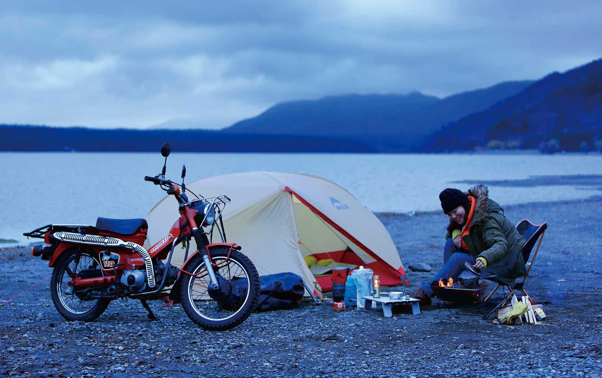 MOTORCYCLE CAMPING｜110ccで行くキャンプツーリング - BACKCOUNTRY RESEARCH